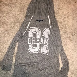 Long sleeve hooded sweater